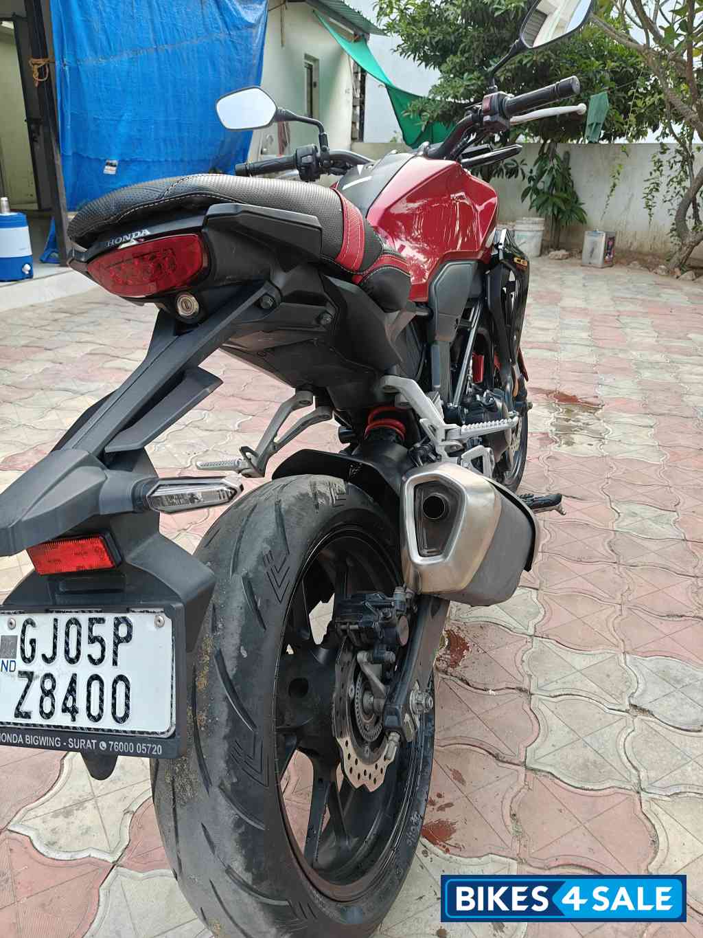 Spartan Red Honda CB300R