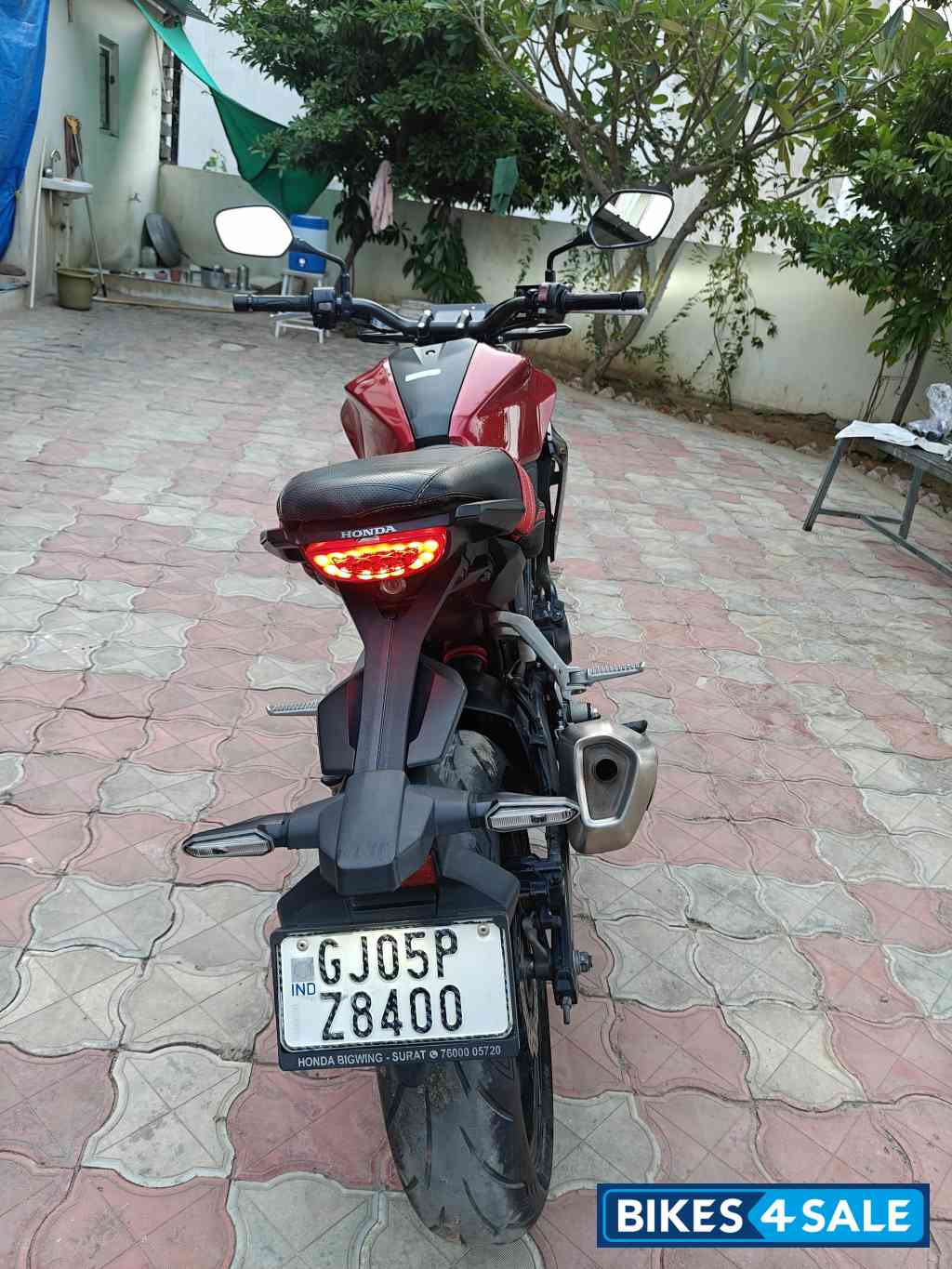 Spartan Red Honda CB300R