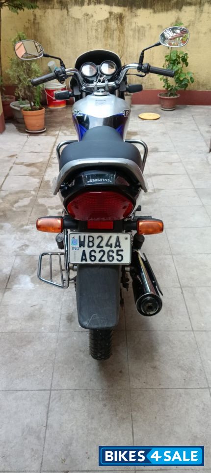 Silver-blue Hero Passion Plus