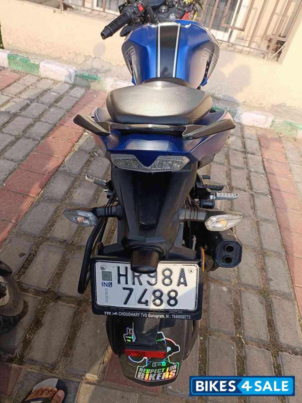 Blue TVS Apache RTR 200 4V ABS