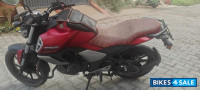 Red Yamaha FZ-S FI V3