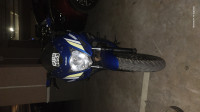 Blue Suzuki Gixxer SF