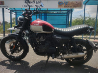 Rebel Red Yezdi Scrambler Dual Tone