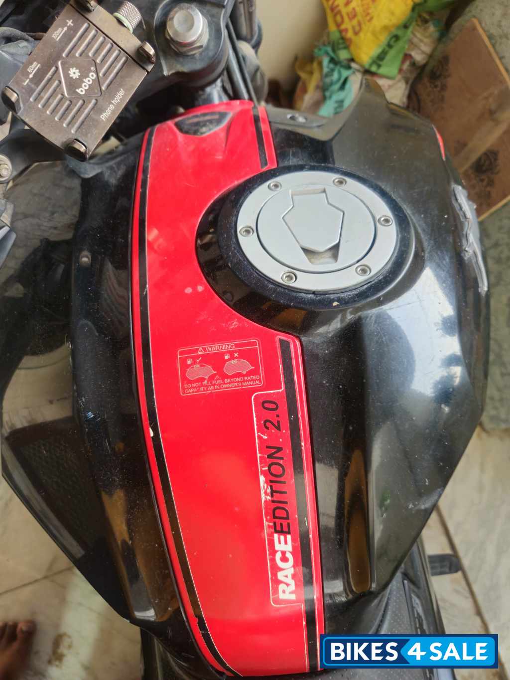Red TVS Apache RTR 200 4V ABS Race Edition 2.0 Red TVS Apache RTR 200 4V ABS Race Edition 2.0