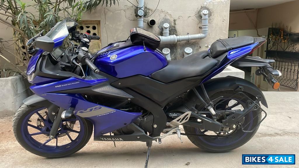Racing Blue Yamaha YZF R15 V3 BS6