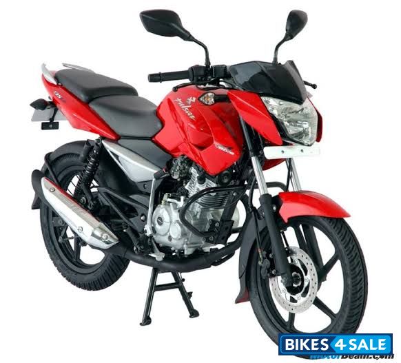 Red Bajaj Pulsar 135LS