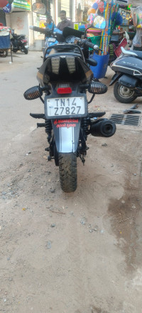 Black Bajaj Pulsar 125 Neon Disc Single Seat