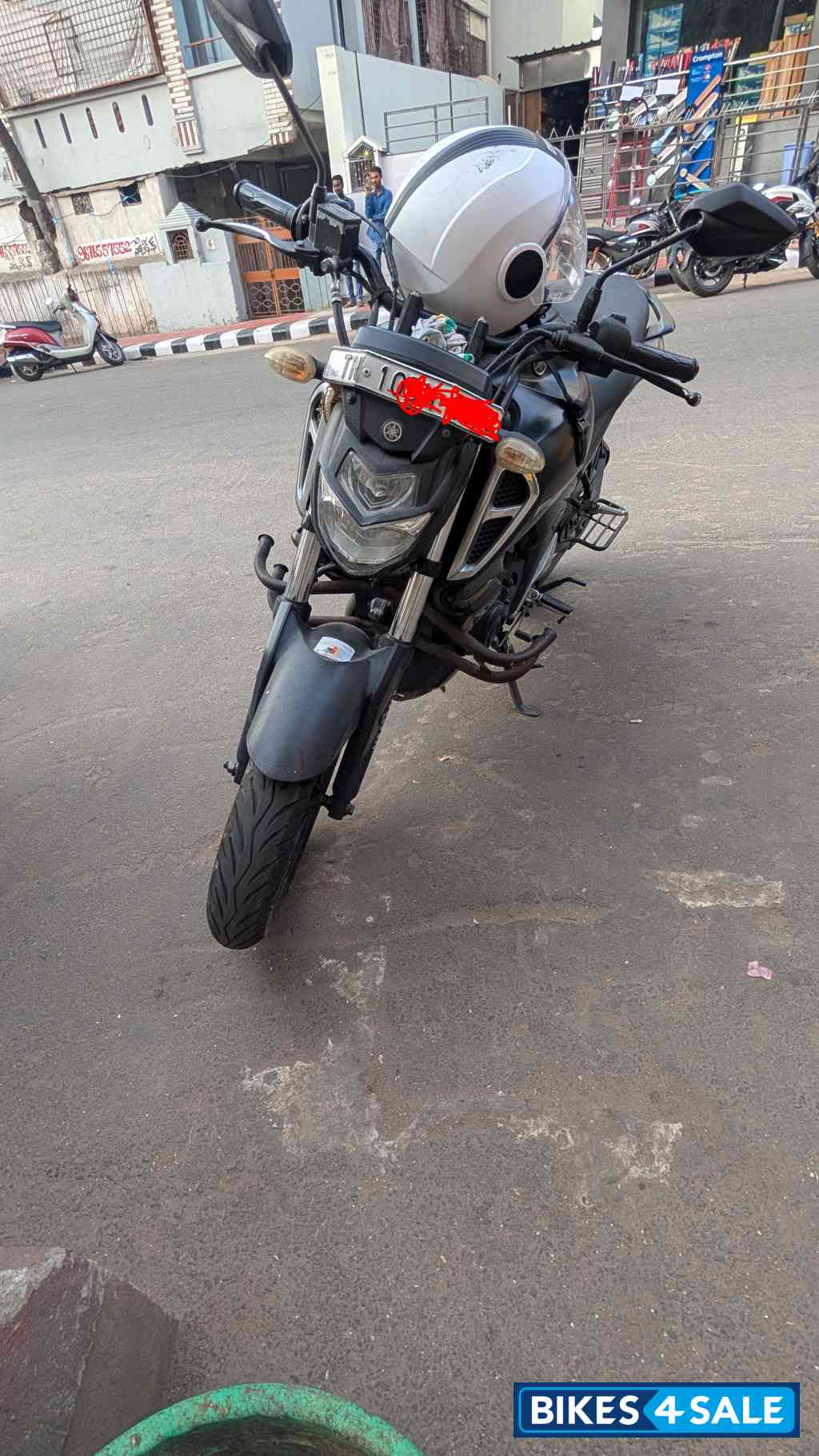 Matt Black Yamaha FZ-S FI V3