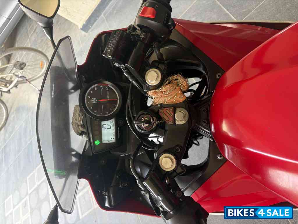 Red Yamaha YZF R15 V2