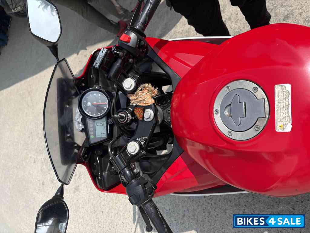 Red Yamaha YZF R15 V2