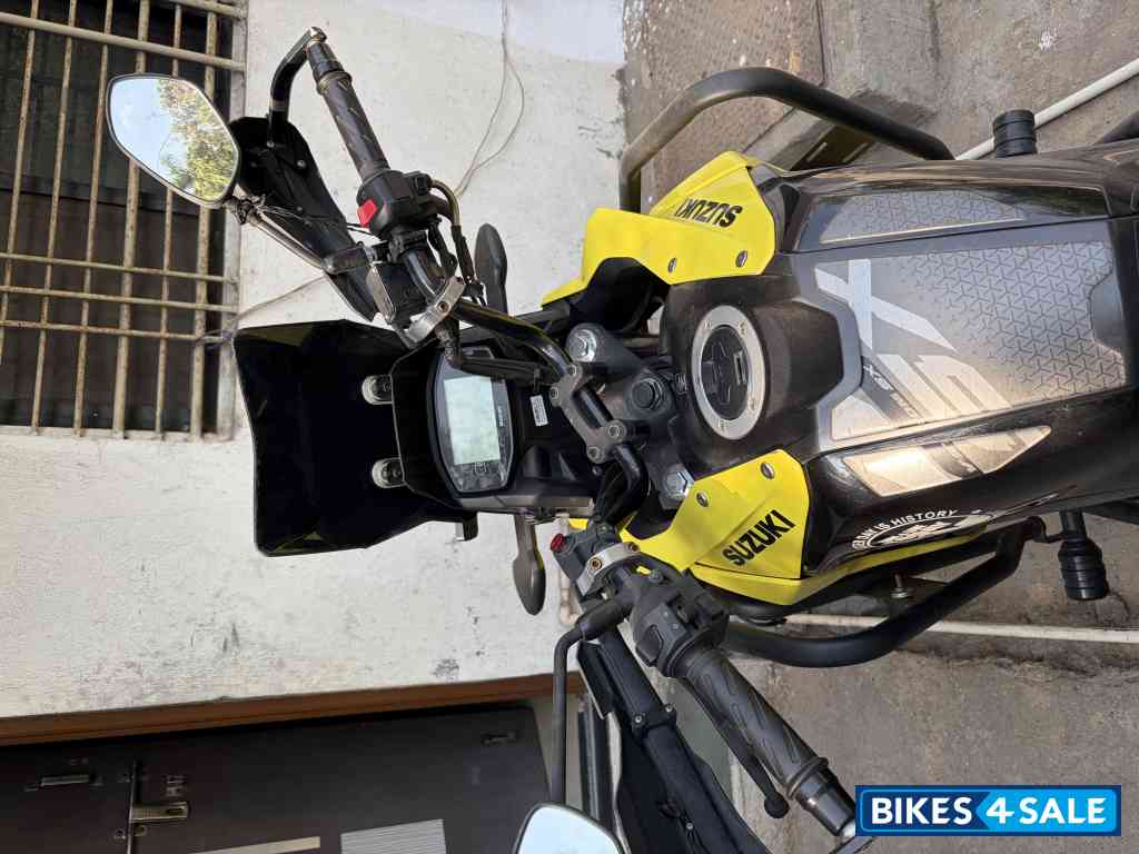 Yellow Suzuki V-Strom 250