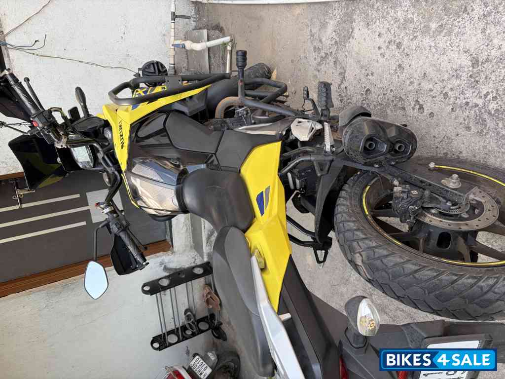 Yellow Suzuki V-Strom 250