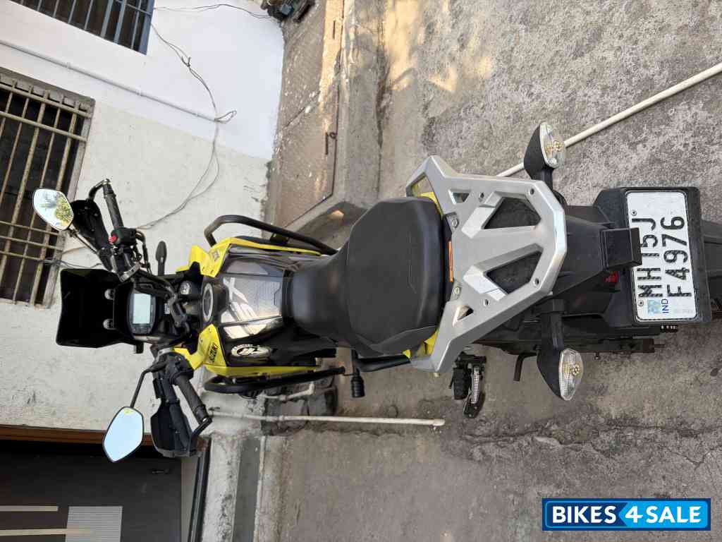 Yellow Suzuki V-Strom 250