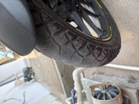 Yellow Suzuki V-Strom 250