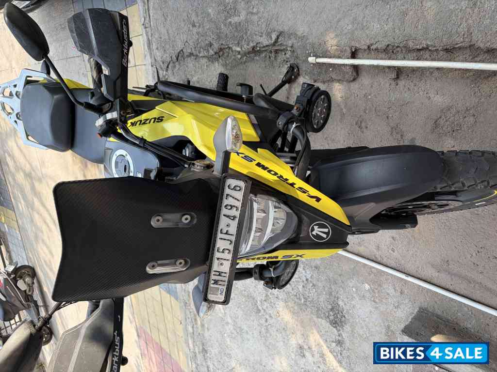Yellow Suzuki V-Strom 250