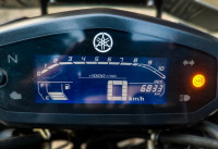 Black Yamaha FZ FI V3 BS6