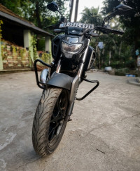 Black Yamaha FZ FI V3 BS6