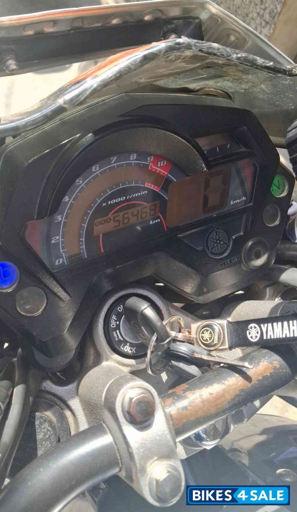 Silver Blue Yamaha FZ16 Silver Blue Yamaha FZ16