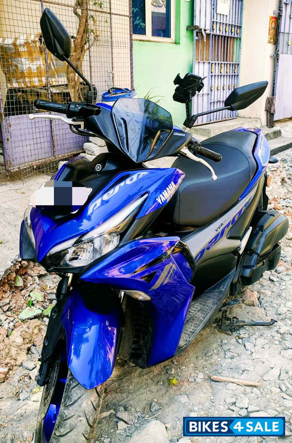Deep Purplish Blue Yamaha Aerox 155 Deep Purplish Blue Yamaha Aerox 155