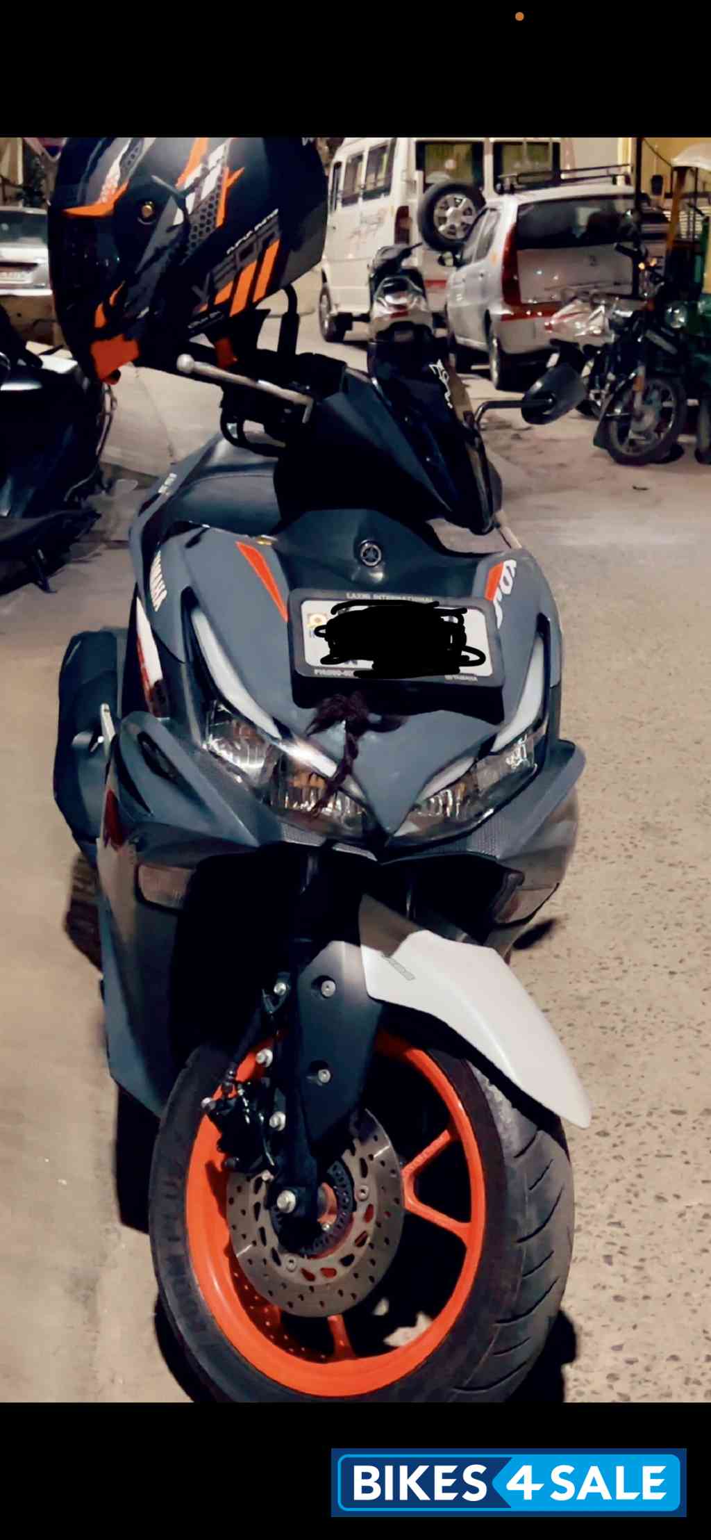 Grey Yamaha Aerox 155