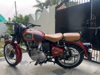 Chestnut Red Royal Enfield Classic 350 Single Channel BS6