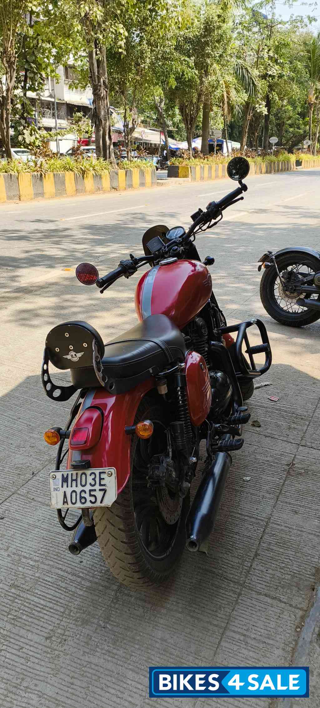 Red Matt Jawa 42 Dual Channel ABS Orion Red