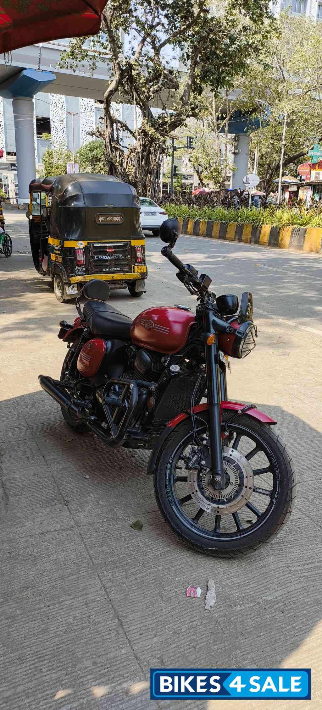 Red Matt Jawa 42 Dual Channel ABS Orion Red