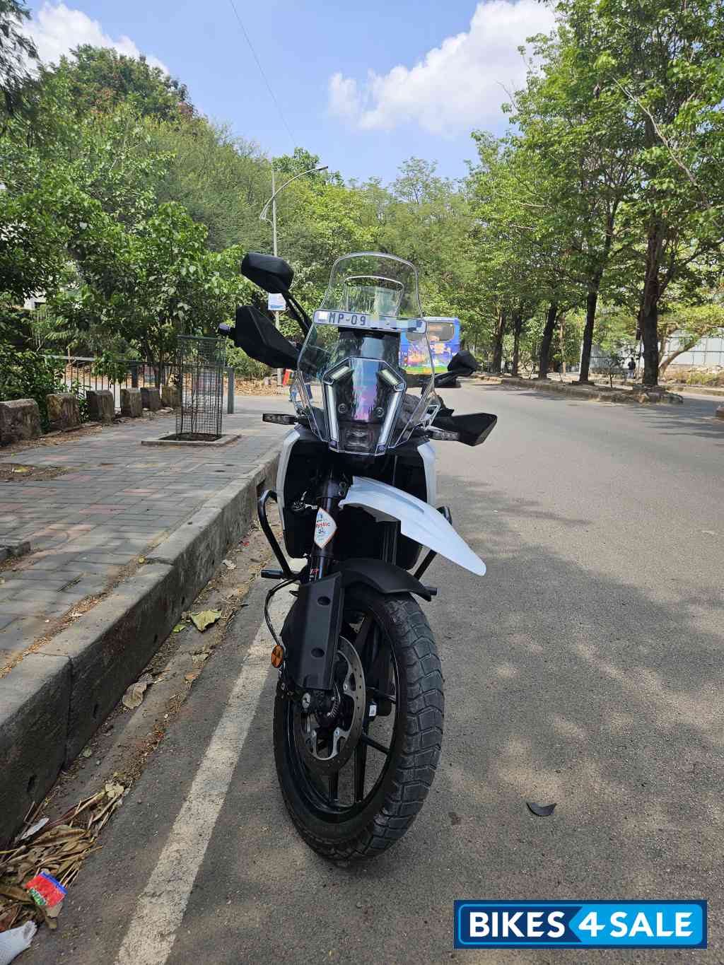 White KTM 250 Adventure