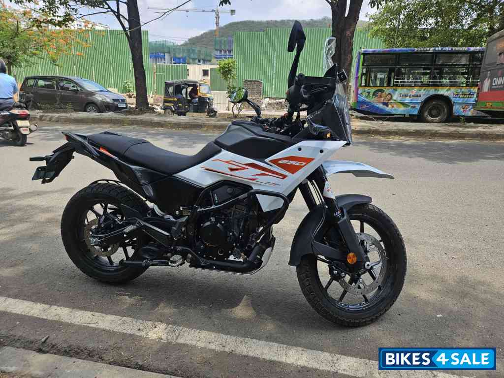 White KTM 250 Adventure