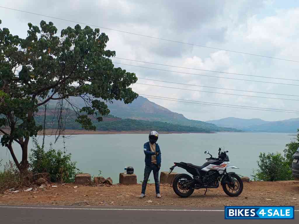 White KTM 250 Adventure
