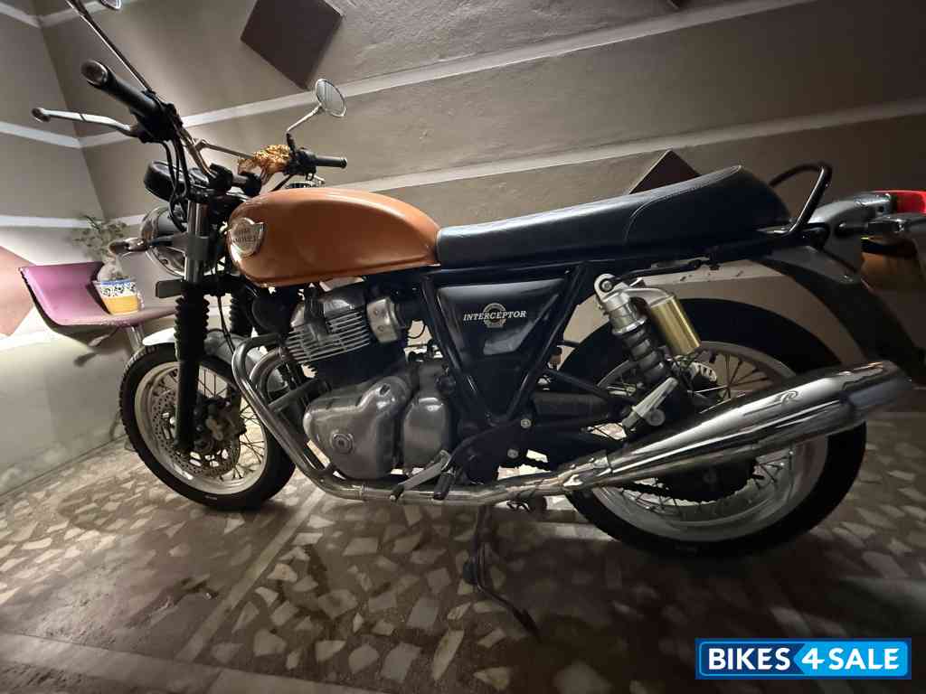 Orange Crush Royal Enfield 2023 Interceptor 650