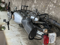 Silver Royal Enfield Bullet Electra