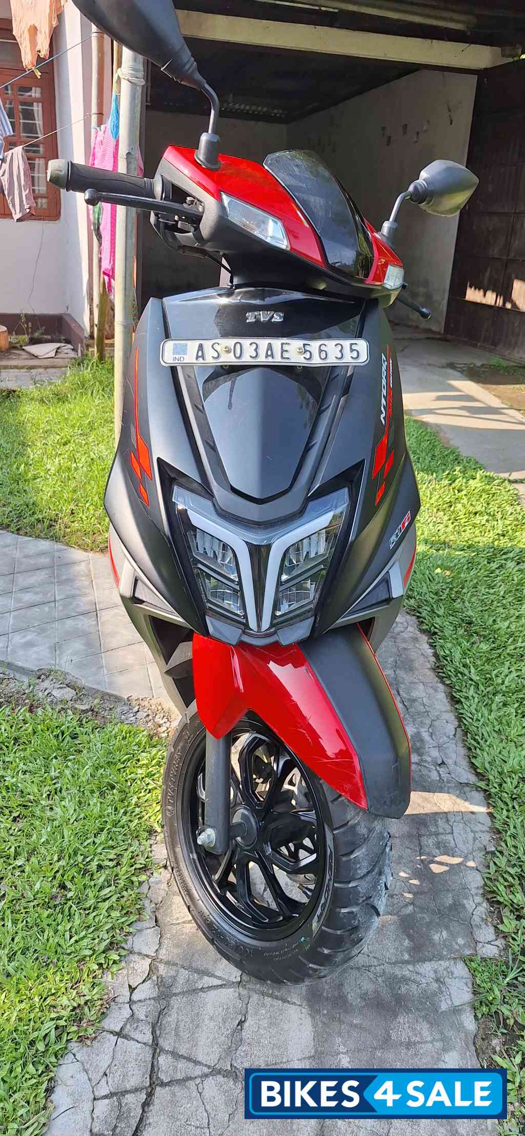 Red And Black TVS NTORQ 125 Race Edition BS6