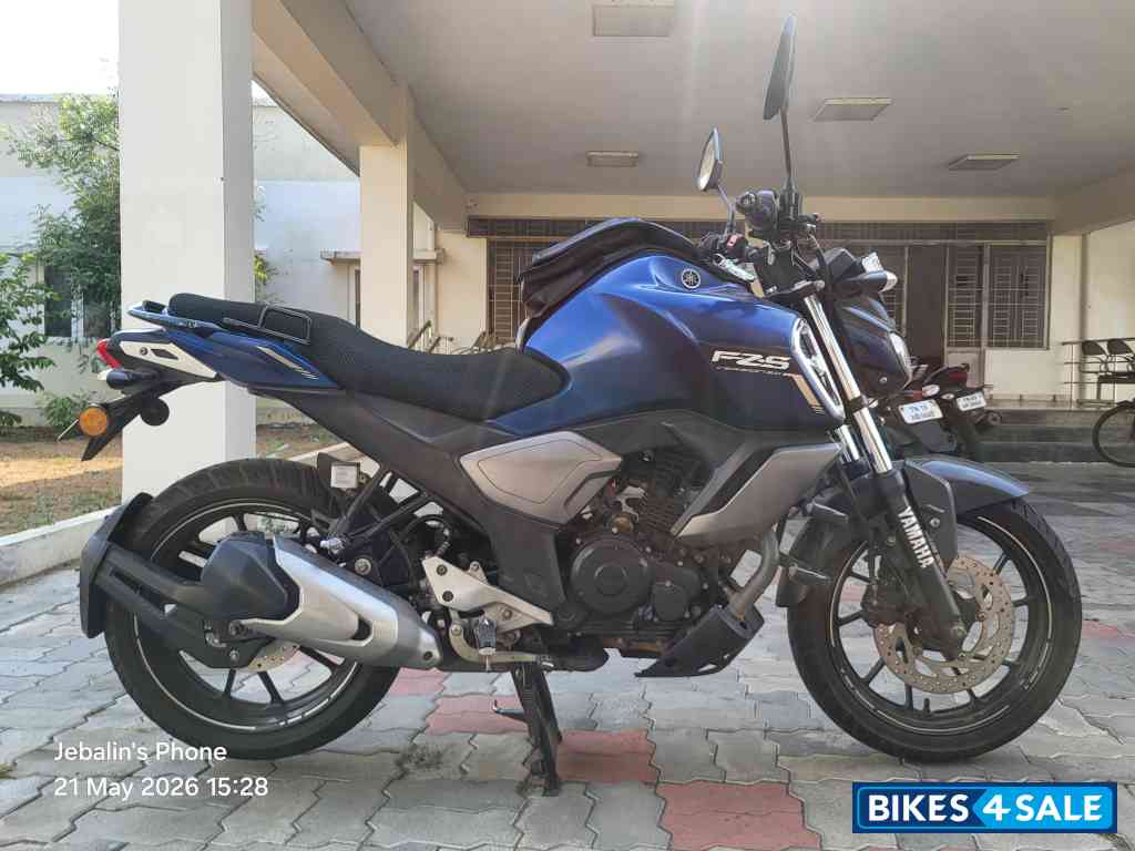 Matt Blue Purple Yamaha FZ-S FI V3