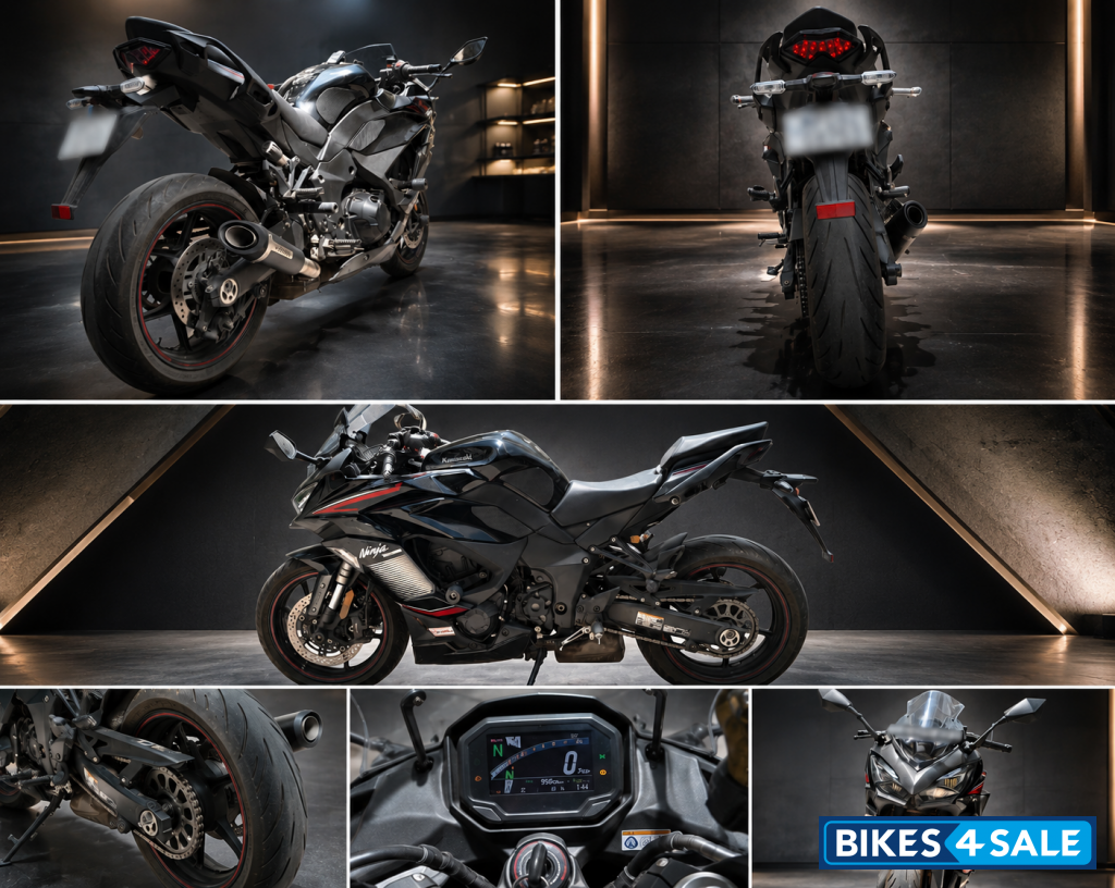 Black Kawasaki Ninja 1000SX BS6 2022