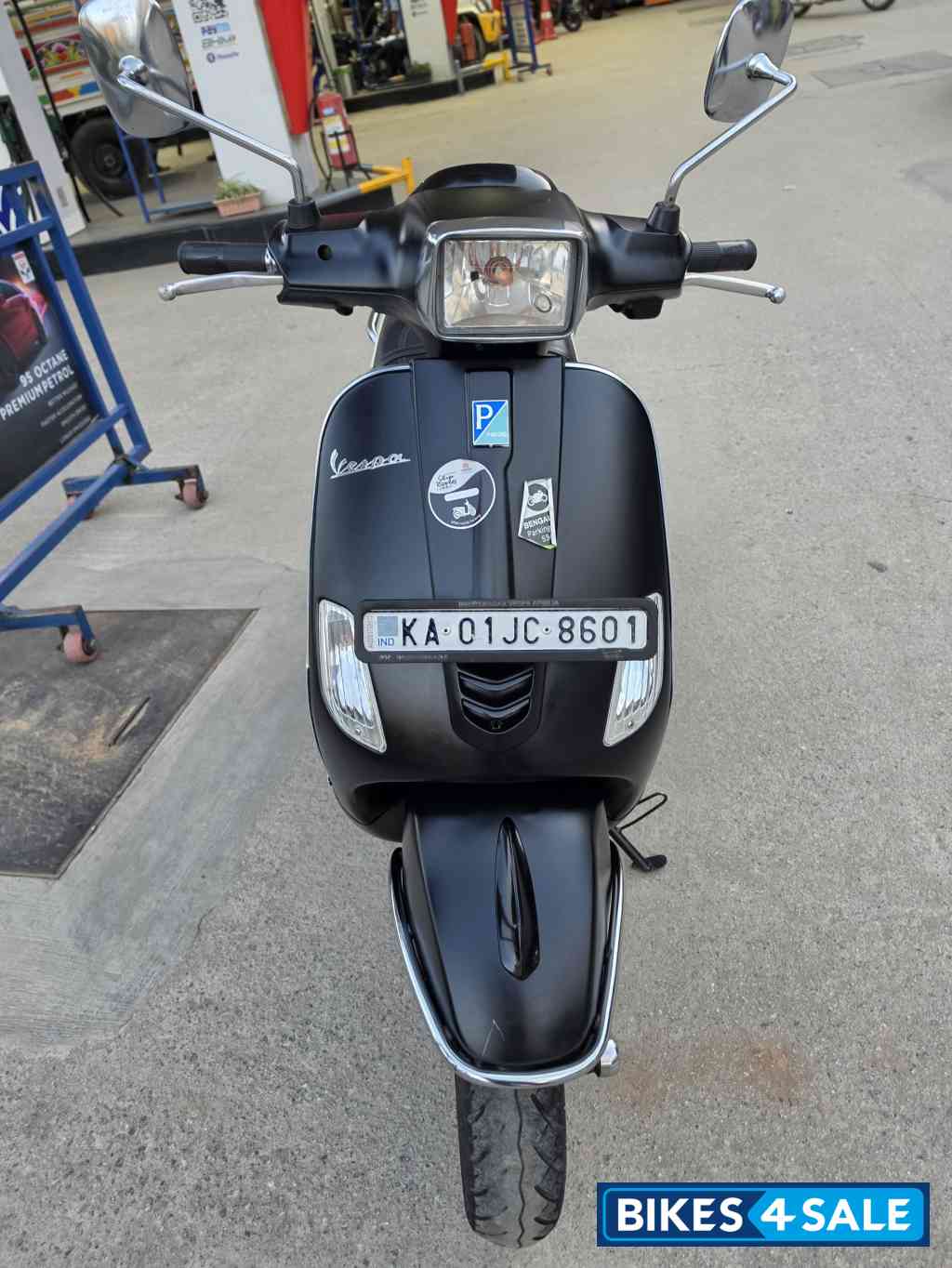 Matt Black Vespa SXL 125