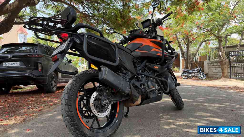 Orange KTM 390 Adventure Orange KTM 390 Adventure