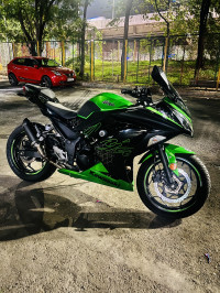 Lime Green Kawasaki Ninja 300 BS6