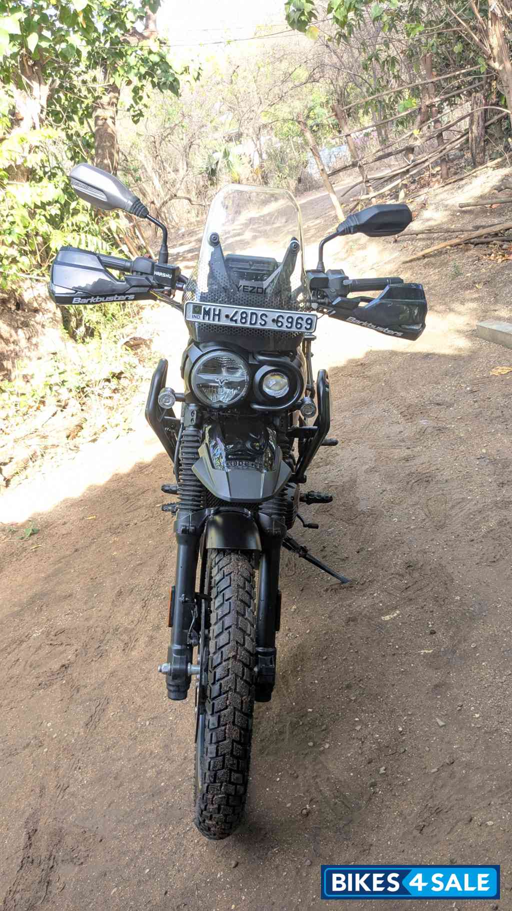 Wolf Grey Yezdi Adventure Twin Headlight Wolf Grey Yezdi Adventure Twin Headlight