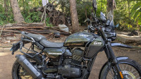 Wolf Grey Yezdi Adventure Twin Headlight