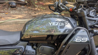 Wolf Grey Yezdi Adventure Twin Headlight