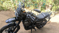 Wolf Grey Yezdi Adventure Twin Headlight