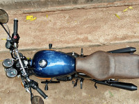 Blue Royal Enfield Interceptor 650 Twin