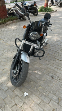 Silver Yezdi Roadster Chrome