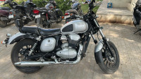 Silver Yezdi Roadster Chrome
