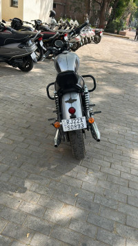 Silver Yezdi Roadster Chrome
