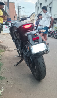 Black Yamaha MT-15 BS6