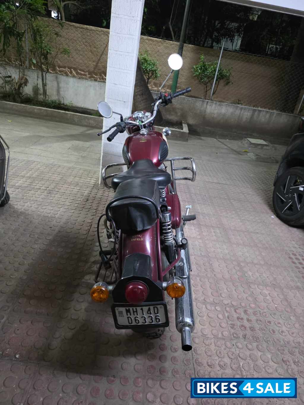 Maroon Royal Enfield Classic 350