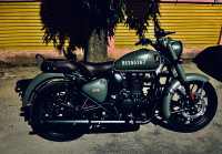 Marsh Grey Royal Enfield Classic 350 Dual Channel BS6