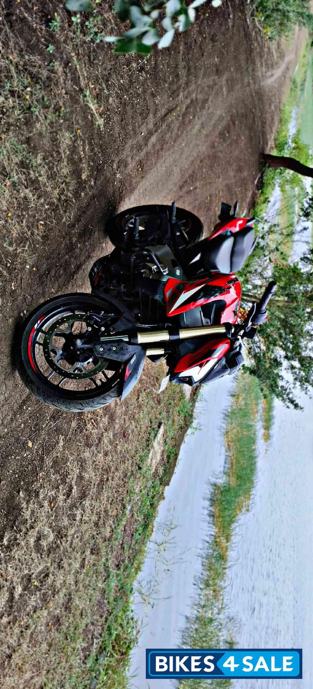 Racing Red Bajaj Pulsar NS400Z